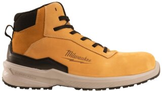 Milwaukee FLEXTRED S3S Sicherheits-Schnürstiefel Leder braun