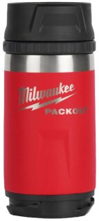 Milwaukee PACKOUT 355ml Isolierbecher mit Trinkdeckel, rot