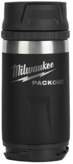 Milwaukee PACKOUT 355ml Isolierbecher mit Trinkdeckel, schwarz