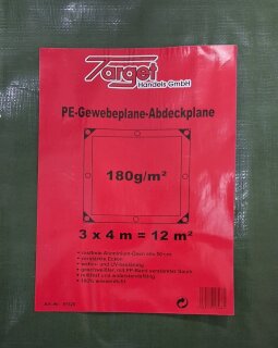 PE-Gewebeplane 180 g/m² 3x4m olivgrün