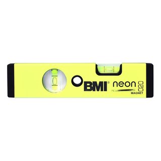 BMI Neon Wasserwaage magnetisch 20cm