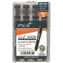 Pica Visor Set schwarz Marker + Ersatzminen