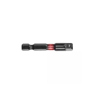 Milwaukee Steckschlüsseleinsatz SHOCKWAVE 1/4" Hex auf 1/4" Vierkant 50mm