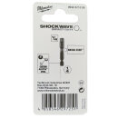 Milwaukee Steckschlüsseleinsatz SHOCKWAVE 1/4" Hex auf 1/4" Vierkant 50mm