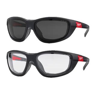 Milwaukee Schutzbrille High Performance Arbeitsbrille + Schaumstoffauflage