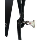 FHB Karabinerhaken GABRIEL an Lederschlaufe