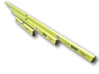 BMI Wasserwaage Superstar, 40 Cm, Mit Runder Libelle & Lupeneffekt – Präzise Und Langlebig