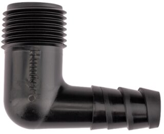 Hunter Winkelstück Typ HSBE-050 Schlauchanschluss FL-100 1/2z AG x Schlauch