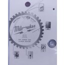Milwaukee Kreissägeblatt für Metall-Handkreissägen 150/20mm Z34