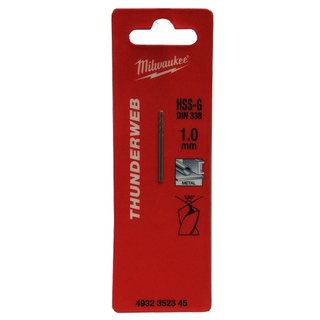 Milwaukee Metallbohrer HSS-G THUNDERWEB 1,0mm