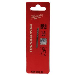 Milwaukee Metallbohrer HSS-G THUNDERWEB 1,5mm
