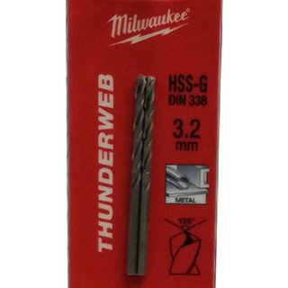 Milwaukee Metallbohrer HSS-G THUNDERWEB 3,2mm
