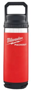 Milwaukee PACKOUT 530ml Thermosflasche mit Schraubdeckel, rot