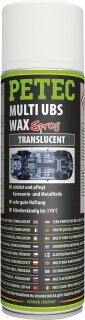 PETEC Multi UBS Wax translucent Spray 500ml