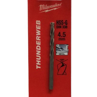Milwaukee Metallbohrer HSS-G THUNDERWEB 4,5mm