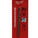 Milwaukee Metallbohrer HSS-G THUNDERWEB 5,0mm